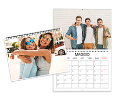 calendario doppio personalizzato