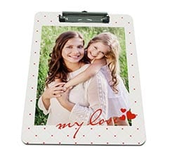 Portablocco A4 in masonite Rete di cuori