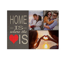 Puzzle in tessuto “home” personalizzabile