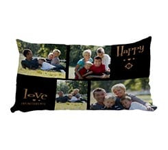 Love 4 Riquadri su Cuscino Carezza