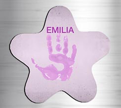 Calamita stella Impronta rosa