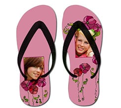 Infradito Fiori Fucsia