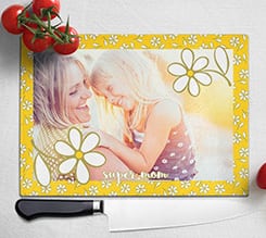 Tagliere in vetro Margherite