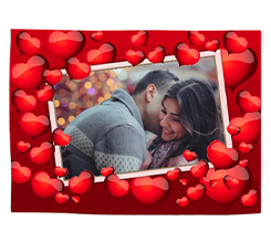 Tovaglietta in Tessuto Red Hearts