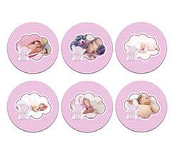 Calamite Rotonde Elefantino Pack da 6