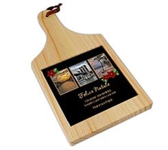 Tagliere in legno Dark Christmas