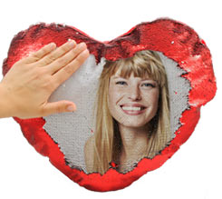 Crea Cuscino Cuore con Paillettes