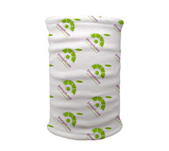 Scaldacollo multiuso in pile con logo