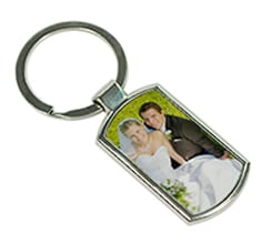 Portachiavi Rettangolare Metallo