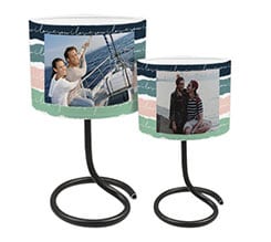 Lampada Sole Luna Rotonda Trame colorate