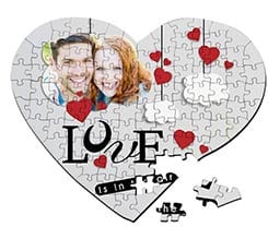 Puzzle cuore A3 Lovely cloud