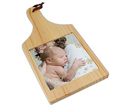 Tagliere in legno White Christmas