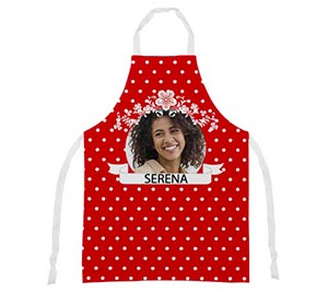 Grembiule Rosso Pois