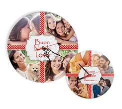 Orologio in Legno Rotondo 4 stars