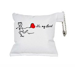 Cuscinetto Portachiavi dreams 6x6 - Hi My Love