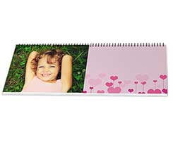 Calendario da scrivania Cuori rosa