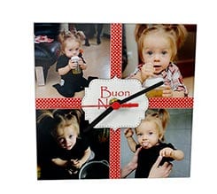 Orologio Quadrato in Vetro 4 stars