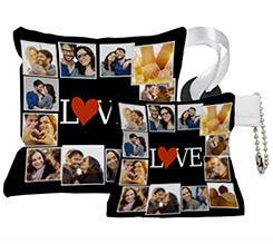 Portachiavi ventosa Lovely collage