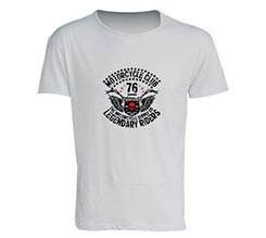 T-shirt cotone fiammato uomo Legendary riders