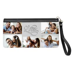 Portafoglio in similpelle deluxe love 5 riquadri