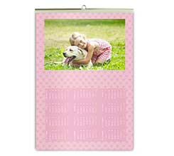 Pink su Calendari A3 Pagina Singola