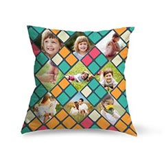 Cuscino in Tessuto Scamosciato Hypnotic square