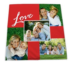 Tappeto per bambini Red collage