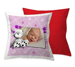 Cuscino in Poliestere Orsetto rosa