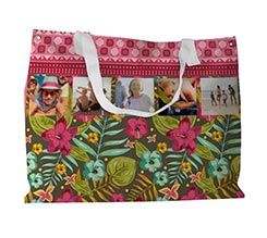 Borsa mare con foto Garden