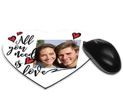 Tappetino mouse cuore Need love