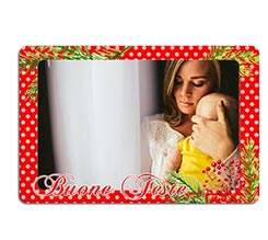 Zerbino in feltro Bacche natalizie