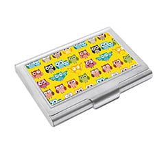 Porta Biglietti da visita Gufetti