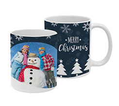 Tazza personalizzata Blu natale