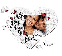 Puzzle cuore A4 Need love