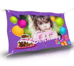 Striscione 150x100 Happy birthday