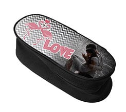 Astuccio portaoggetti Fenicotteri in love