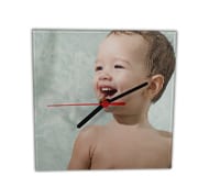 Orologio quadrato in vetro