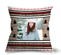 Geometria di Natale su Cuscino in Pile