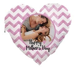 Cuscino Artigianale cuore Zig zag mum