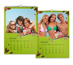 Gufi Calendari Multipagina A3