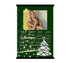 Calendario A4 Green three