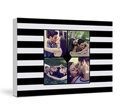 Foto Collage Black Stips