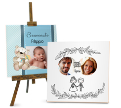 Mattonella arredo con foto