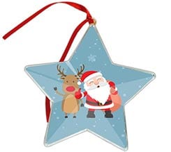 Stella natalizia Babbo Natale