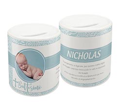 Salvadanaio Elegant Baptism him