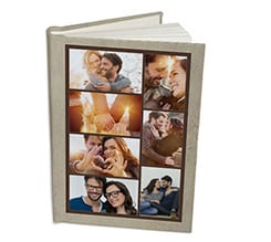 Diario scolastico Beige collage