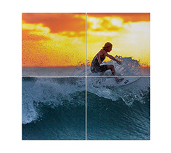 Mosaico in Ceramica 4 piastrelle 15x15cm