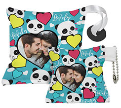 Portachiavi ventosa Lovely panda