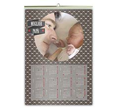 Miglior Papà su Calendari A4 Pagina Singola