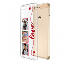 Cover trasparente Huawei P10 Frame Love